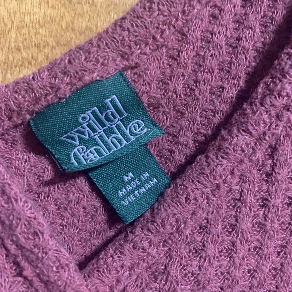 Wild fable rose pink tank top with tie - Picture 3 of 3